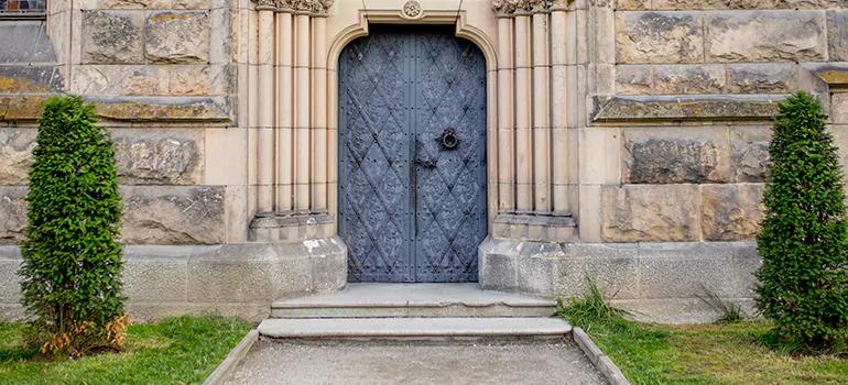 Traditional Double Front Doors in Weston, FL
