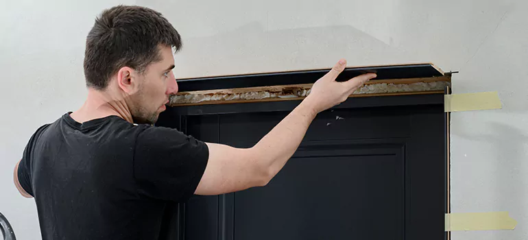 Wood Door Hole Repair in Weston, FL