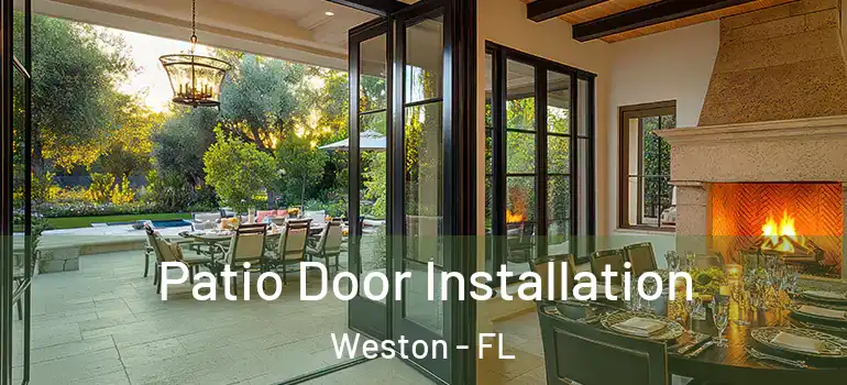  Patio Door Installation Weston - FL
